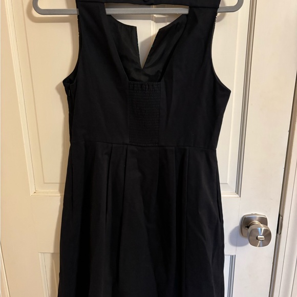 Moulinette Soeurs Black and Orange Embroidered Midi Dress - Picture 4 of 5